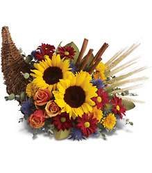 Classic Cornucopia from Schultz Florists, flower delivery in Chicago